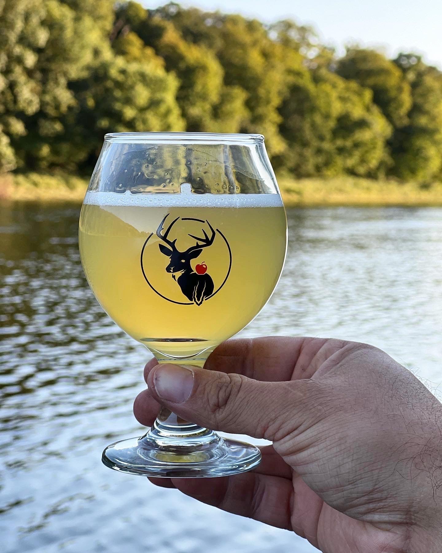 Bucktail Cider Glasses